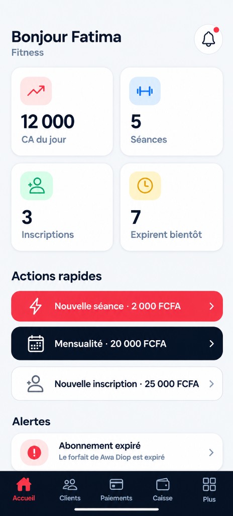 Application mobile Fitness